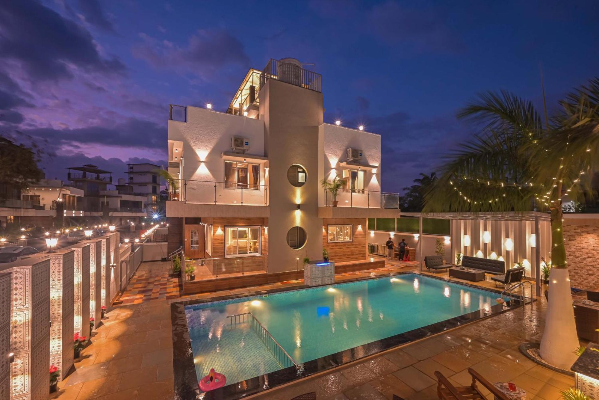 Azure Retreat Villa By Tropicana Stays Lonavala Dış mekan fotoğraf